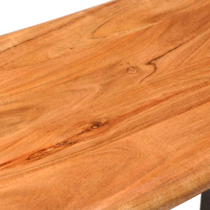 Banc en bois d&