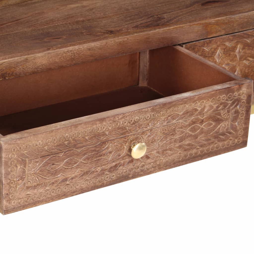 Console en bois de manguier massif