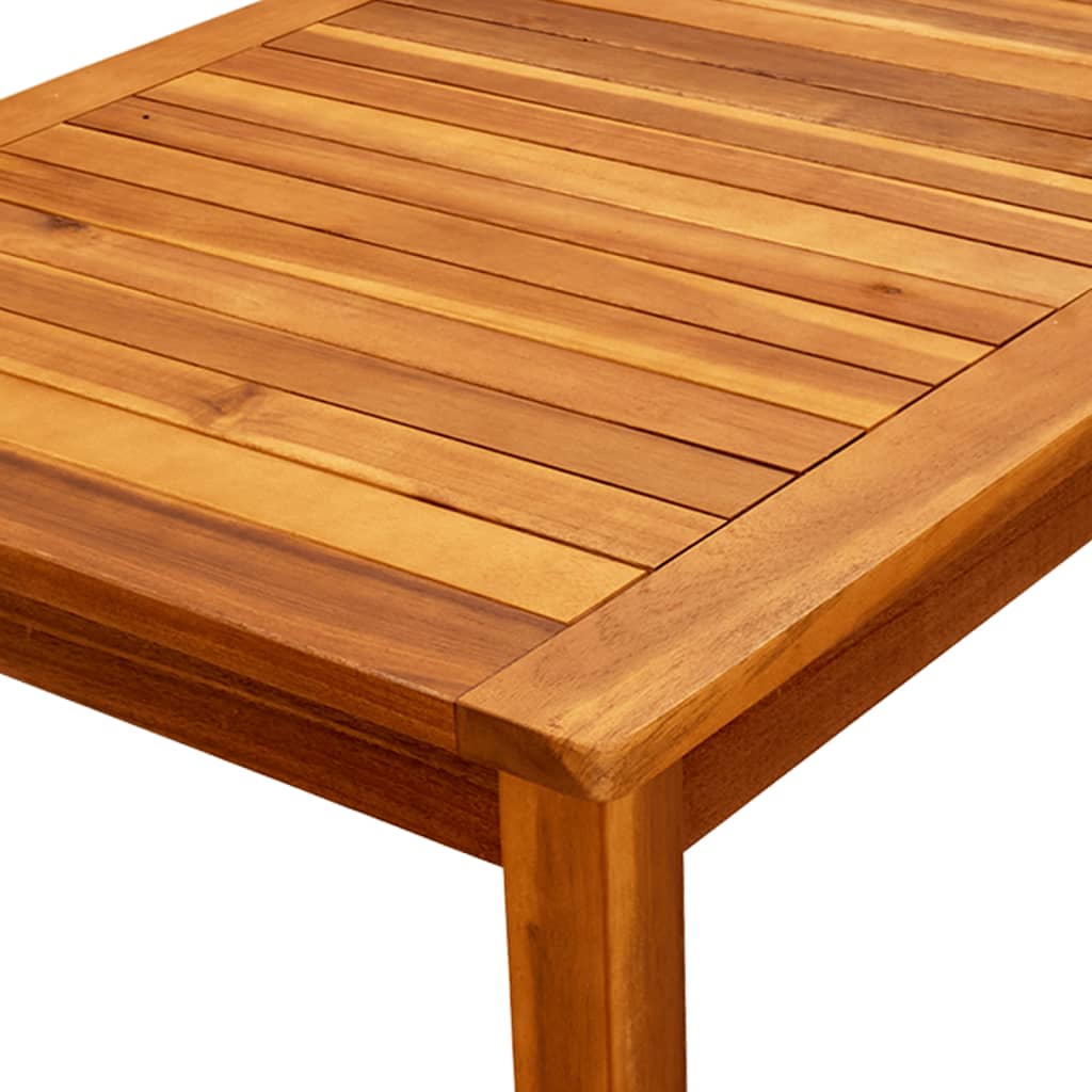 Table basse de jardin en bois d&