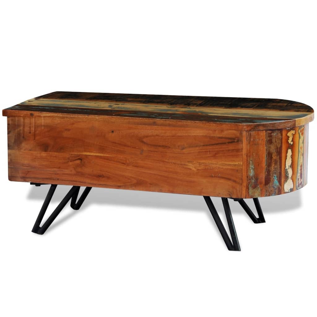 Table basse en bois de récupération