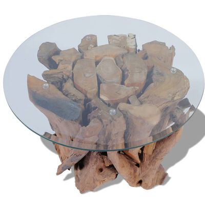 Table basse bois de teck massif