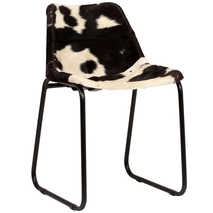 Chaises en cuir de chèvre (2 pcs)