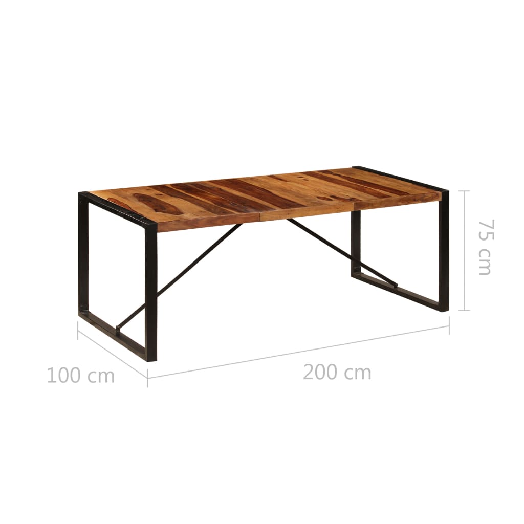 Table à manger en bois de sesham