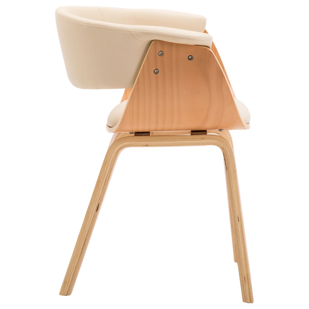 Chaises bois courbé et simili cuir