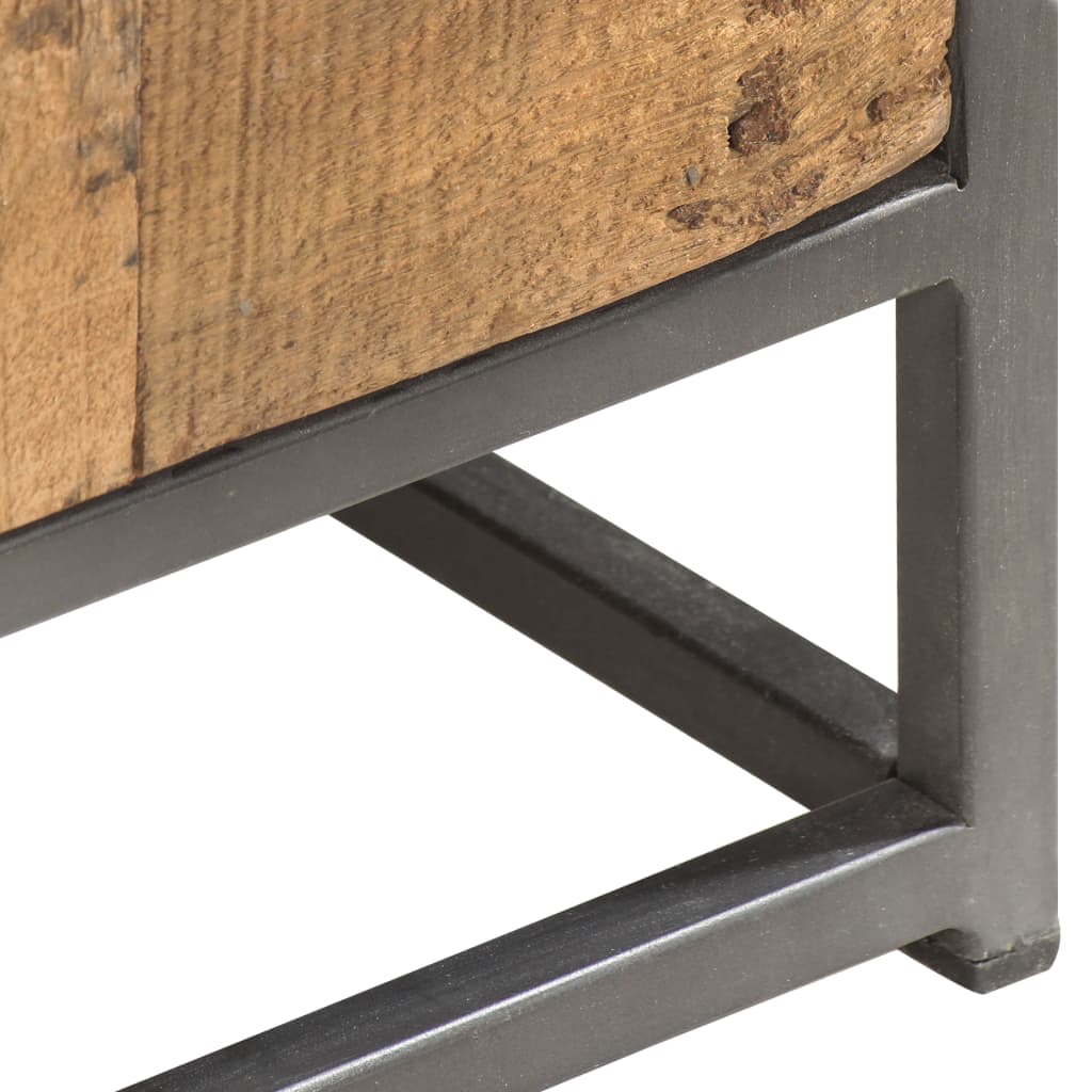 Commode en bois de récupération massif
