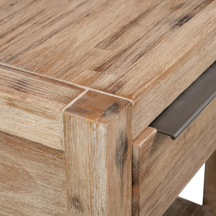 Tables de chevet 2 pcs en bois d&