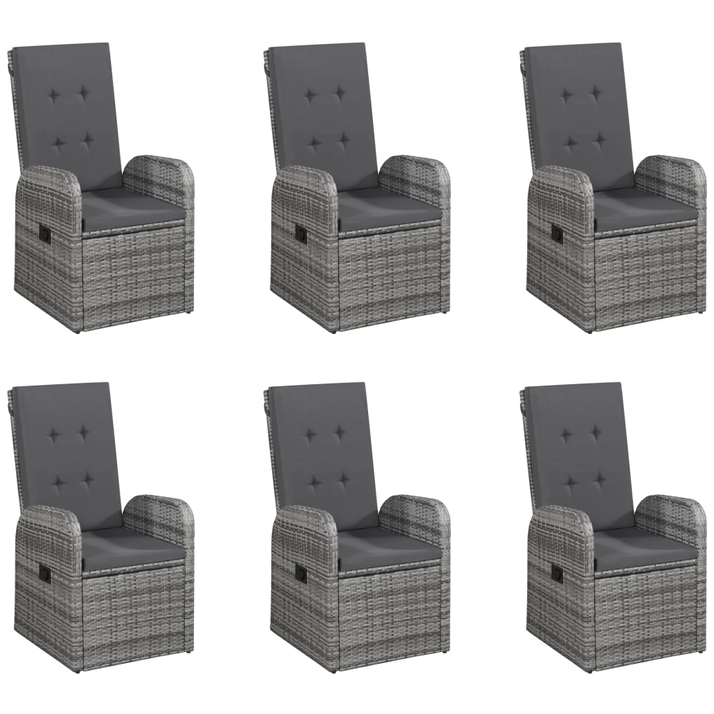 Ensemble de salle à manger de jardin 7 pcs