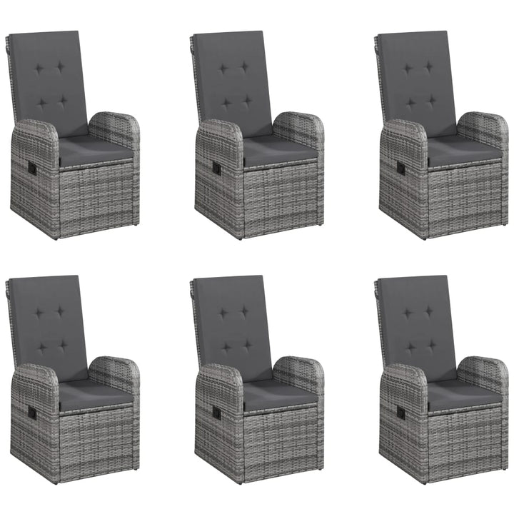 Ensemble de salle à manger de jardin 7 pcs
