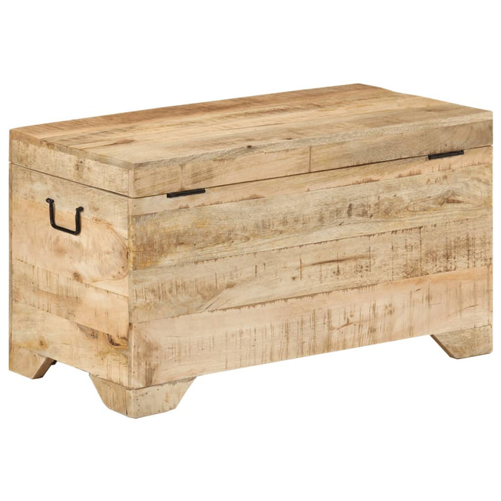 Coffre en bois de manguier massif
