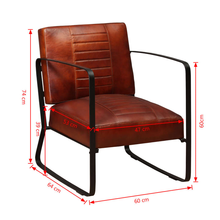 Fauteuil en cuir