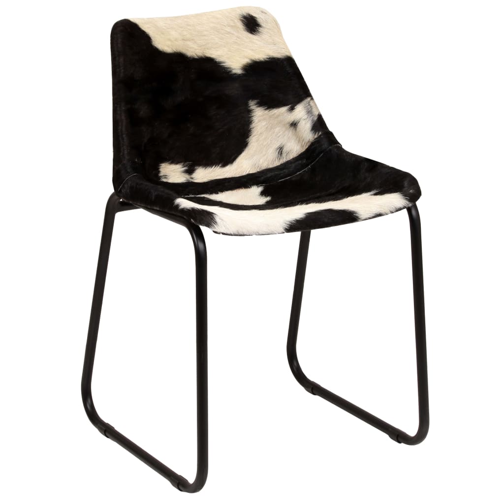 Chaises en cuir de chèvre (2 pcs)