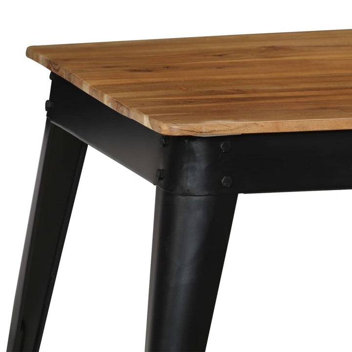 Table de salle à manger en bois d&