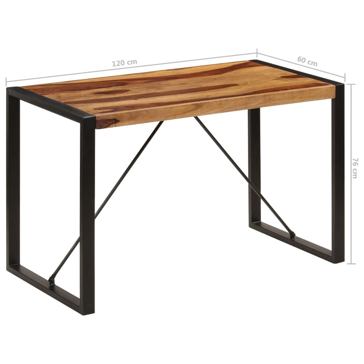 Table en bois de Sesham solide