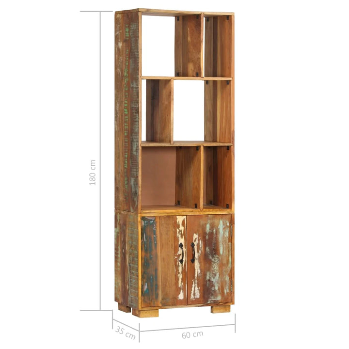 Bibliothèque en bois de récupération