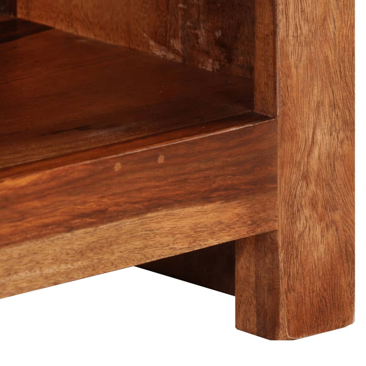 Table de chevet en bois de Sesham massif