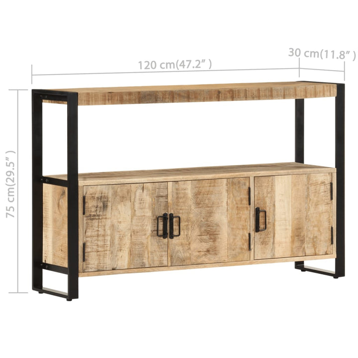 Buffet en bois de manguier