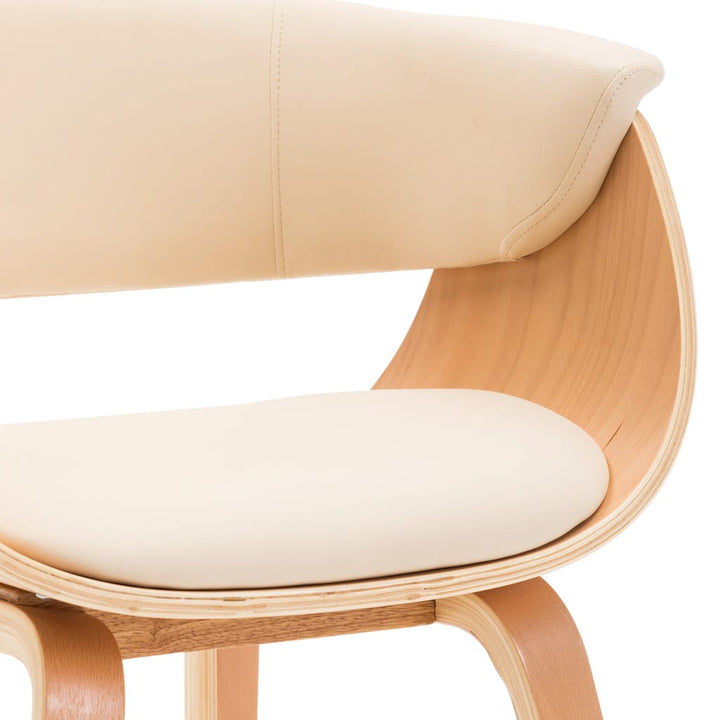 Chaises bois courbé et simili cuir