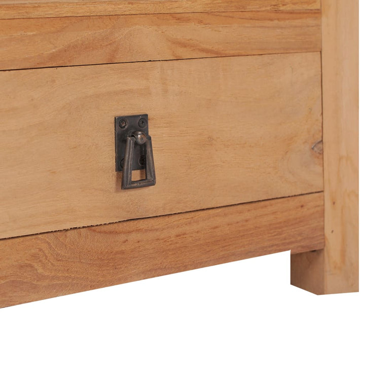 Table de chevet en bois de teck solide
