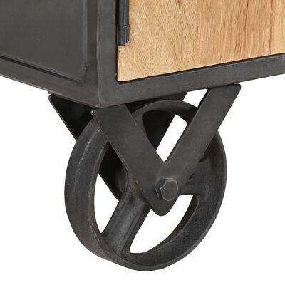 Table basse en bois de récupération massif
