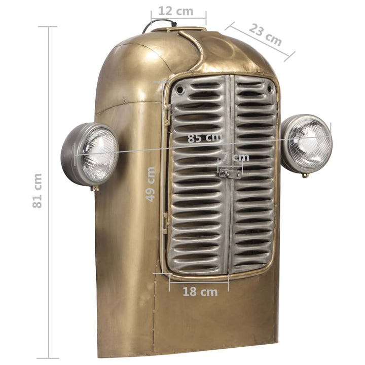 Lampe murale tracteur vintage