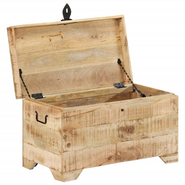 Coffre en bois de manguier massif