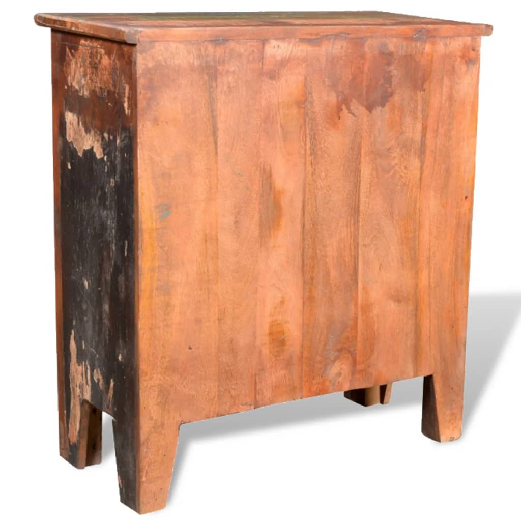 Commode en bois massif de récupération