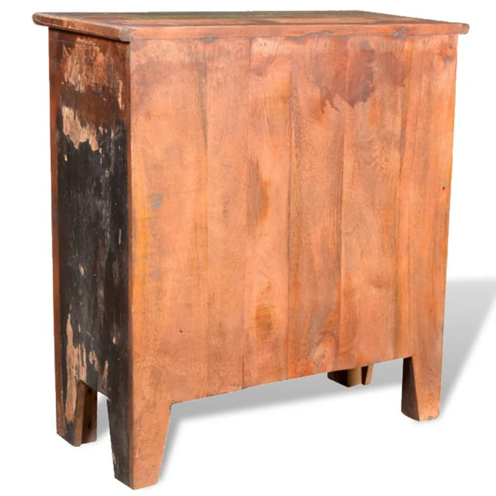 Commode en bois massif de récupération