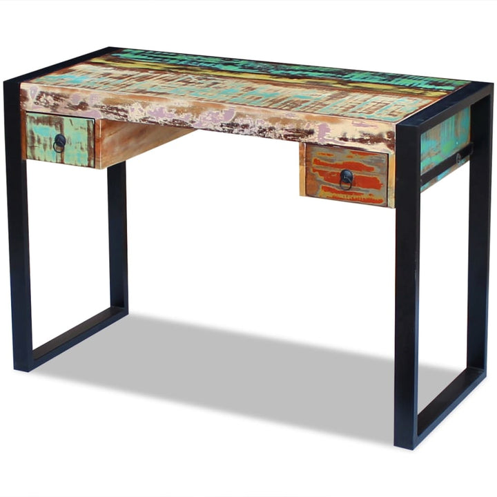 Bureau en bois de récupération