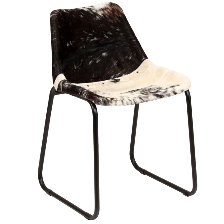 Chaises en cuir de chèvre (2 pcs)