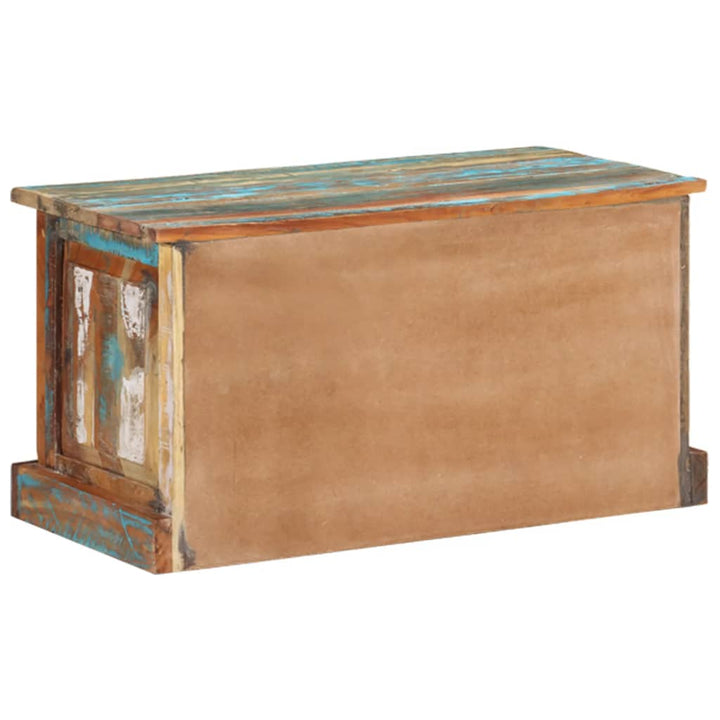 Banc de rangement à chaussures en bois de récupération
