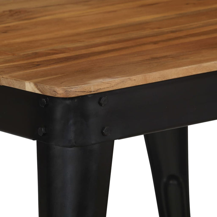 Table de salle à manger en bois d&