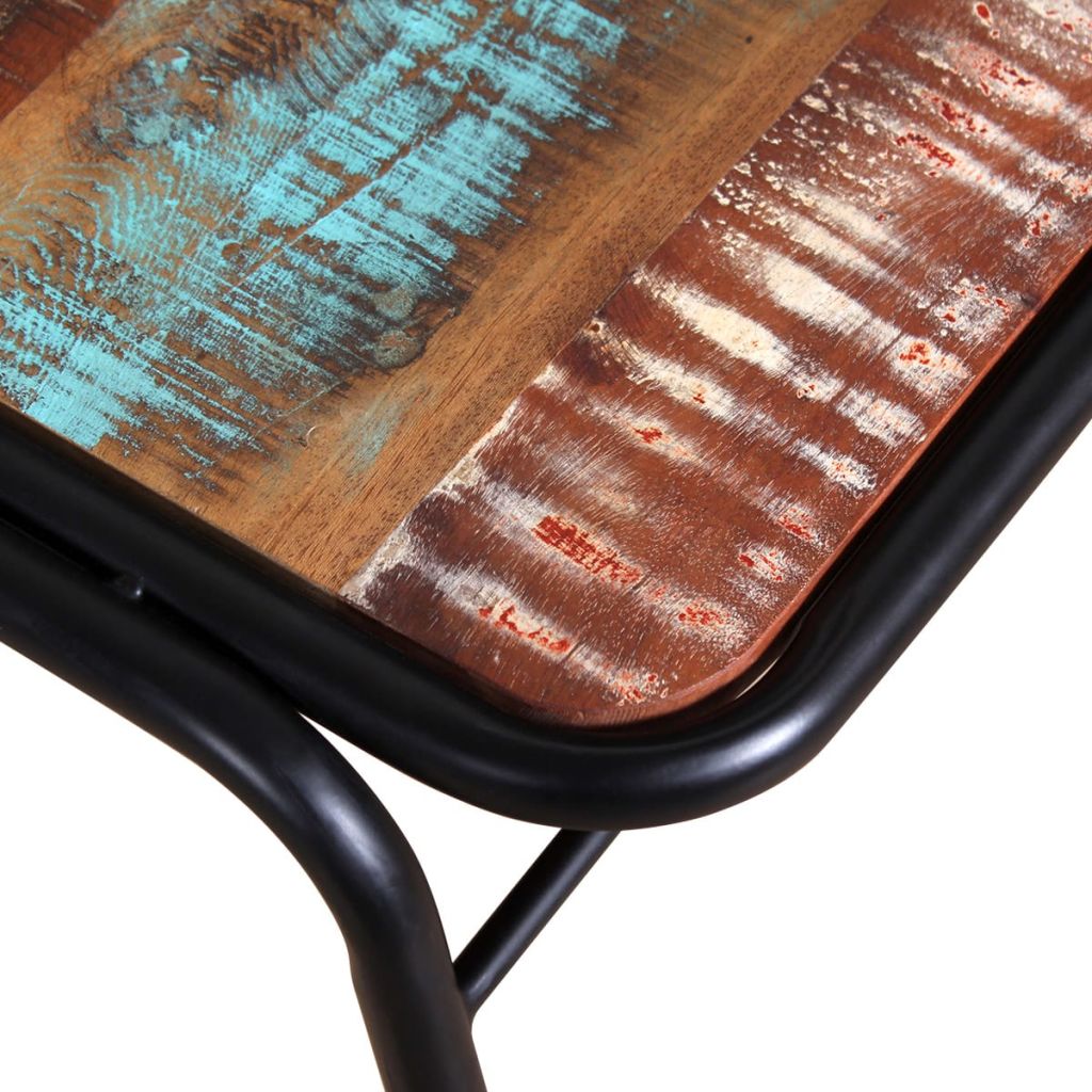 4 Chaises en bois de récupération