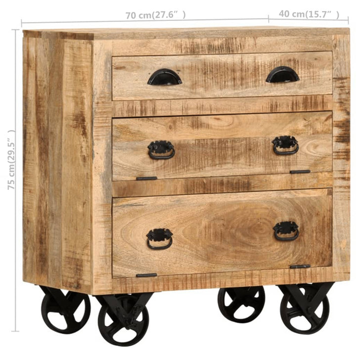 Commode en bois de manguier