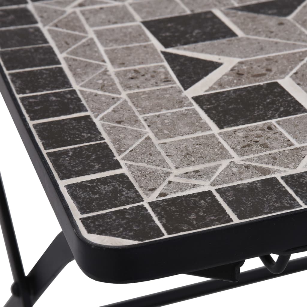 Chaises de bistrot en mosaïque 2 pcs
