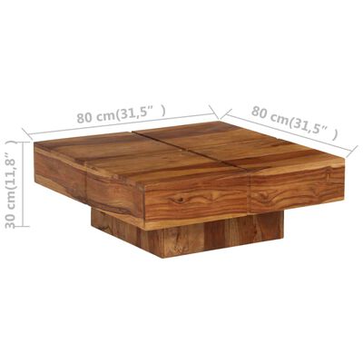 Table basse bois massif de Sesham