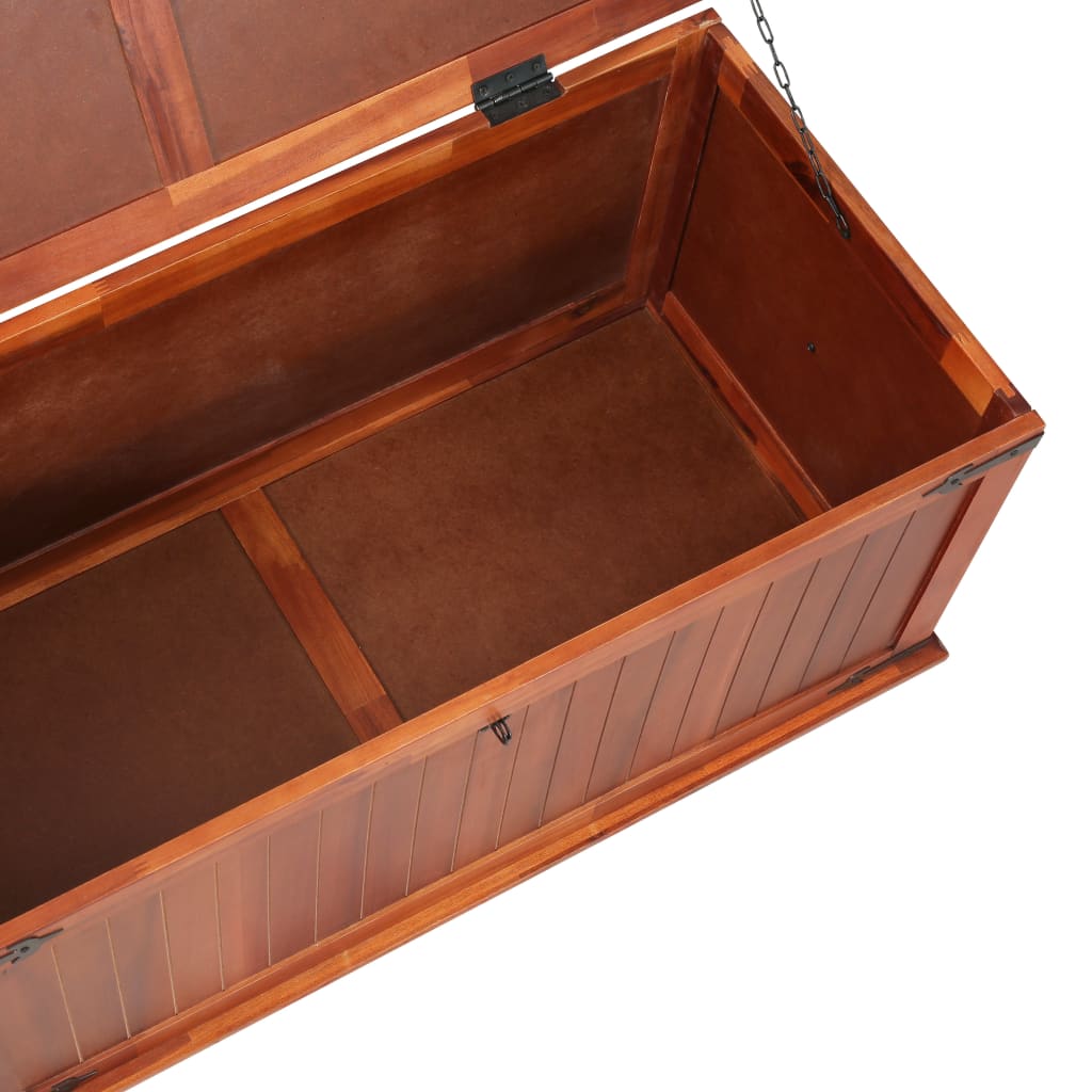 Coffre de rangement en bois d&