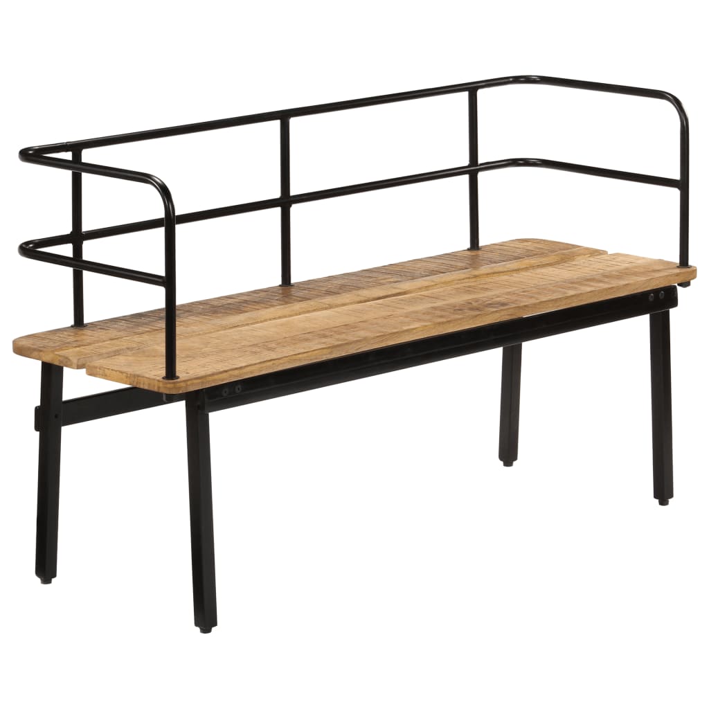 Banc en bois de manguier massif