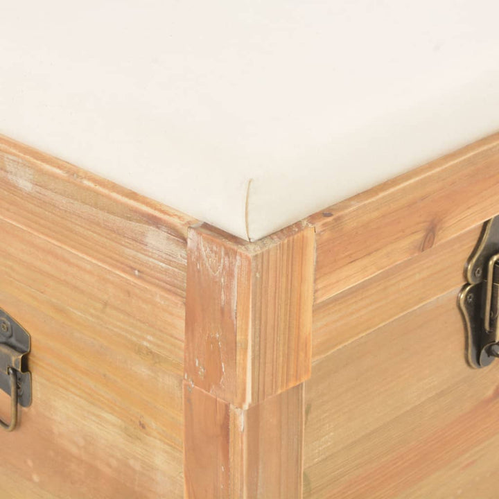 Banc/Coffre de rangement avec coussin
