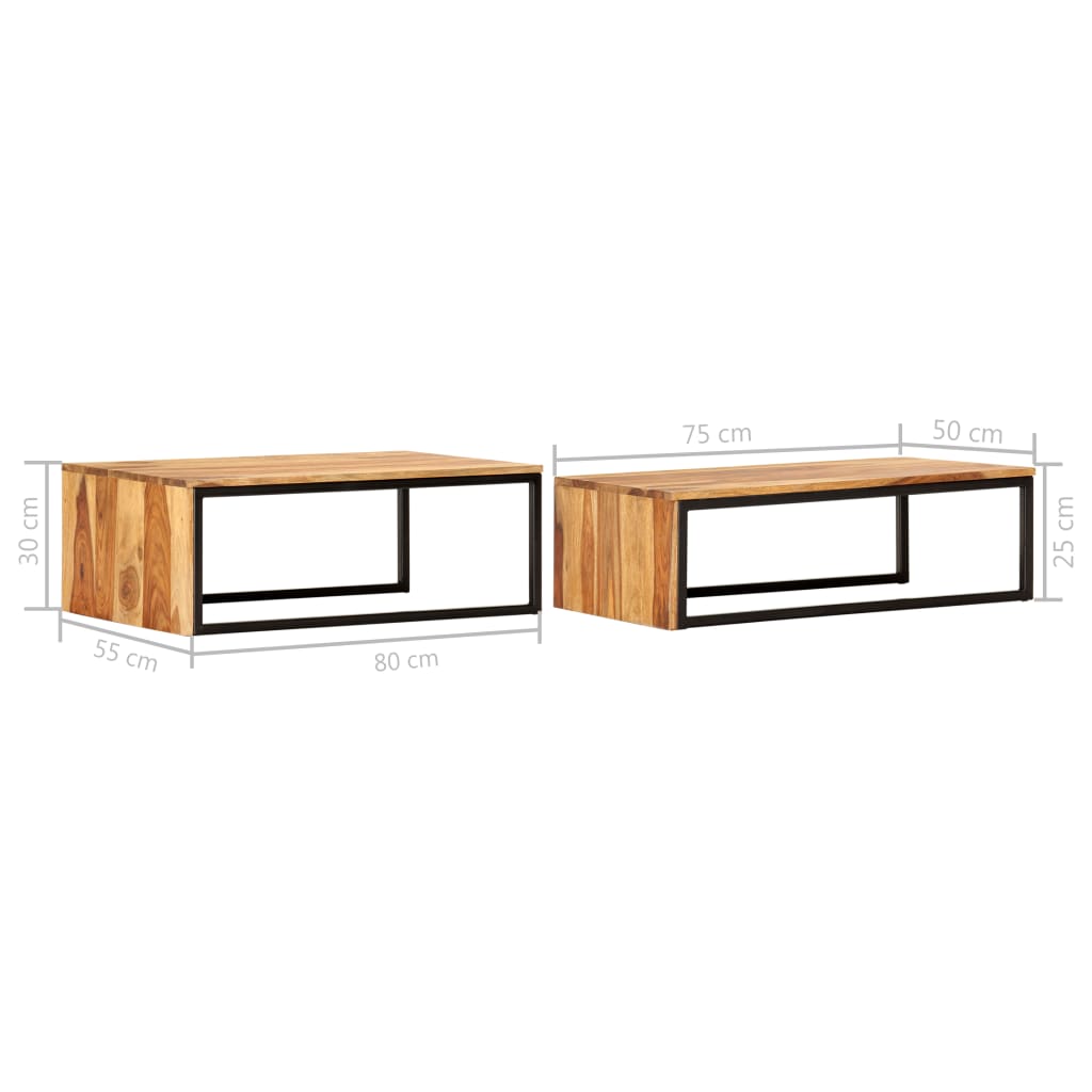 Table gigogne en bois