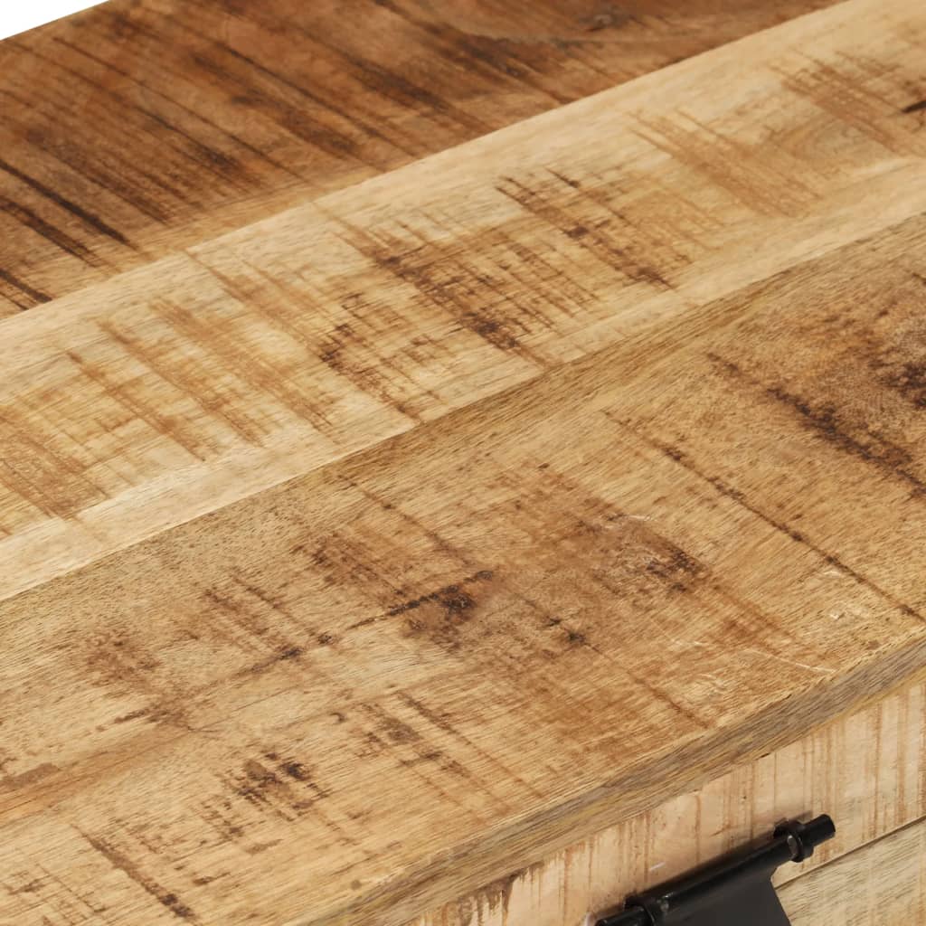 Coffre en bois de manguier massif